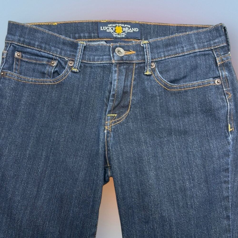 LUCKY BRAND Women’s 4 SWEET ‘N CROP Blue Jeans